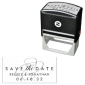 Einfach Elegant Wedding Save the Date Permastempel (Beispiel)