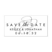 Einfach Elegant Wedding Save the Date Permastempel (Design)
