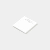 Einfach Elegant Weiß Professionell Modern Post-it Klebezettel (angewinkelt)