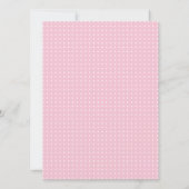 Einfach elegante Babydusche Personalisiert laden Einladung (Rückseite)