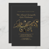 Einfach elegante Einladung (Vorne/Hinten)