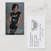 Einfach elegante Festzug-Visitenkarte Visitenkarte (Vorne/Hinten)