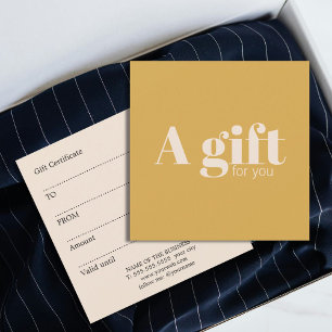 Einfach elegante goldgelbe beige festliche