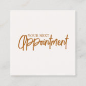 Einfach Elegante Highlights Terminkarte (Vorderseite)