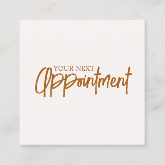 Einfach Elegante Highlights Terminkarte (Vorderseite)