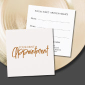 Einfach Elegante Highlights Terminkarte