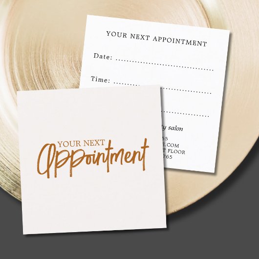 Einfach Elegante Highlights Terminkarte