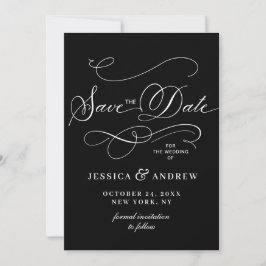 Einfach elegante Hochzeiten speichern Save The Date