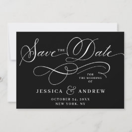 Einfach elegante Hochzeiten speichern Save The Date