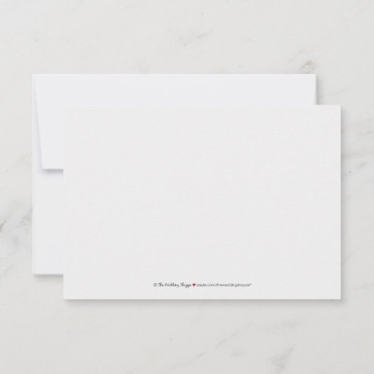 Einfach Elegante RSVP-Karte (fuchsia/schwarz) RSVP Karte (Rückseite)