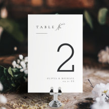Einfach elegante Typografie Moderne Hochzeit