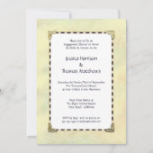 Einfach elegante Verlobung Dusche oder Party Einladung (Vorderseite)