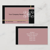Einfach elegante Visitenkarten Visitenkarte (Vorne/Hinten)