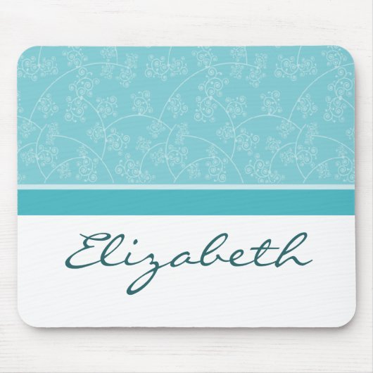 Einfach eleganter Designer Benutzerdefiniertes Aqu Mousepad (Vorne)