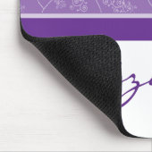 Einfach eleganter Designer Benutzerdefiniertes Lil Mousepad (Ecke)