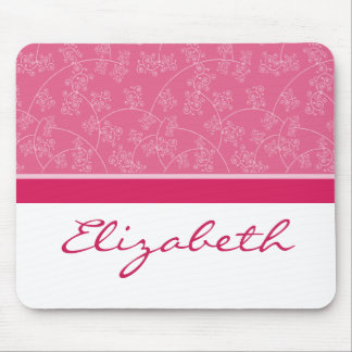 Einfach eleganter Designer Custom Fuschia Mousepad