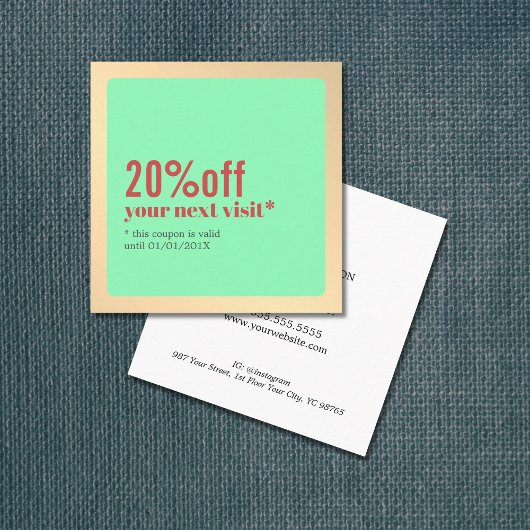 Einfach Eleganter Roter Garten Salon Rabattkarte