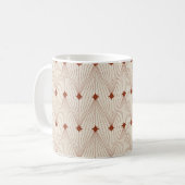 Einfach eleganter Weihnachtsbaum Kaffeetasse (Vorderseite Links)