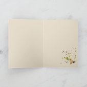 Einfach eleganter Weihnachtsbaum Karte (Innenseite)