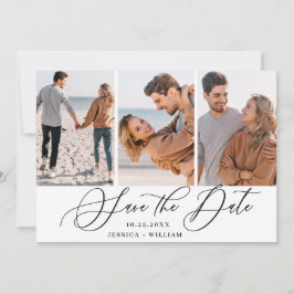 Einfach elegantes Foto Wedding 3 FOTO Einfach Mode Save The Date