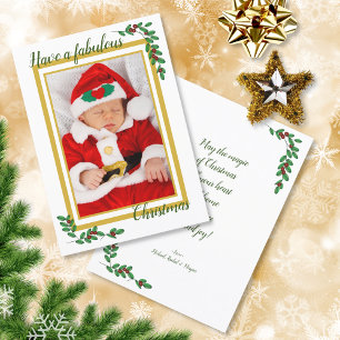 Einfach Elegantes Foto Weihnachten Weihnachten Wei