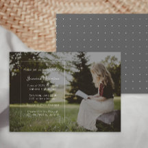 Einfach elegantes Graduation Party Foto