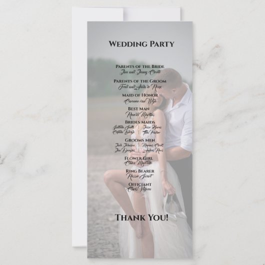 Einfach elegantes Typografie-Programm für moderne (Rückseite)