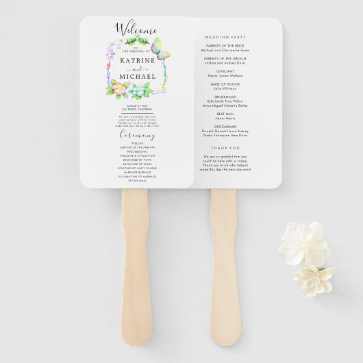 Einfach elegantes Typografie-Programm für moderne  Fächer (Vorne und Hinten)