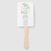 Einfach elegantes Typografie-Programm für moderne  Fächer (Vorderseite)