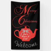 Einfach Elegantes Weihnachtsgebäck Party Banner (Vertikal)