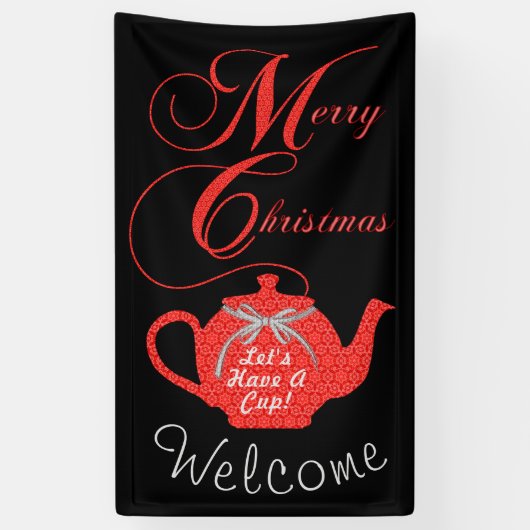 Einfach Elegantes Weihnachtsgebäck Party Banner (Vertikal)