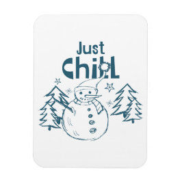 Einfach Entspannen Lustiges Weihnachten Magnet