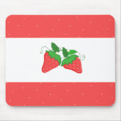 Einfach Erdbeeren Mousepad (Vorne)