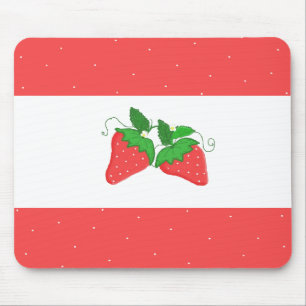Einfach Erdbeeren Mousepad