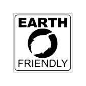 Einfach erdfreundlich, Öko Gummistempel (Prägung)