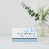 Einfach erfolgreich visitenkarte (Stehend Vorderseite)