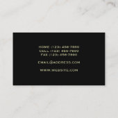 Einfach erfolgreich visitenkarte (Rückseite)