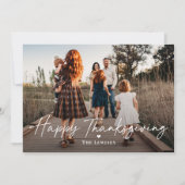 Einfach Erntedank-Fotokarten Feiertagskarte (Vorderseite)
