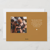 Einfach Erntedank-Fotokarten Feiertagskarte (Rückseite)