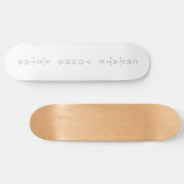 Einfach - Erstelle Dein eigenes Skateboard (Horizontal)