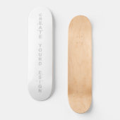 Einfach - Erstelle Dein eigenes Skateboard (Vorderseite)