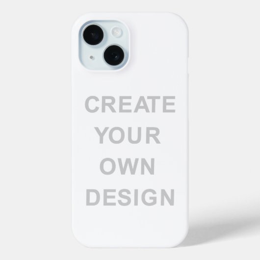 Einfach - Erstelle Deines selbst Case-Mate iPhone Hülle (Rückseite)
