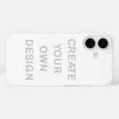 Einfach - Erstelle Deines selbst Case-Mate iPhone Hülle (Rückseite (Horizontal))