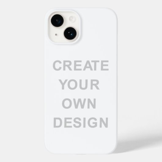Einfach - Erstelle Deines selbst Case-Mate iPhone Hülle (Rückseite)