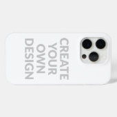 Einfach - Erstelle Deines selbst Case-Mate iPhone Hülle (Rückseite (Horizontal))