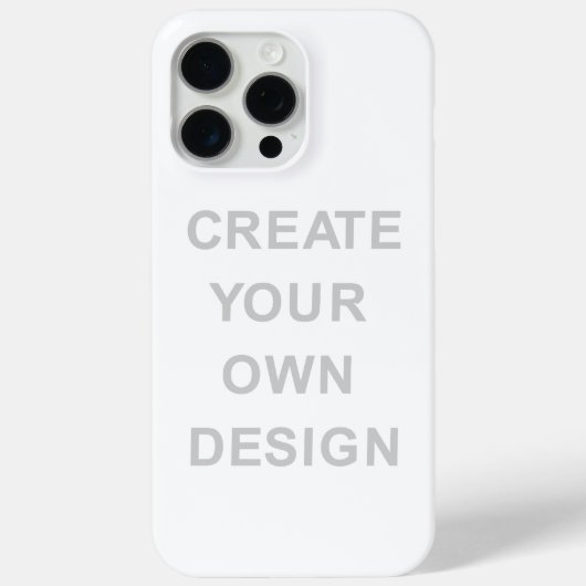 Einfach - Erstelle Deines selbst Case-Mate iPhone Hülle (Rückseite)