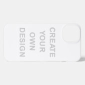 Einfach - Erstelle Deines selbst iPhone Hülle (Rückseite (Horizontal))