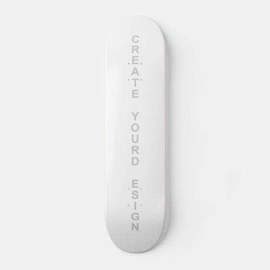 Einfach - Erstelle Deines selbst Skateboard (Vorderseite)