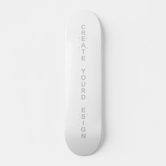 Einfach - Erstelle Deines selbst Skateboard (Vorne)