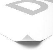 Einfach - Erstellen Sie Ihr eigenes glänzendes Pos Poster (Ecke)